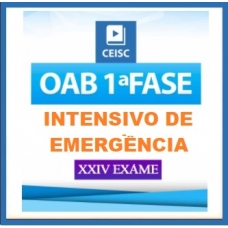 1ª Fase OAB - Intensivo de Emergência (CEISC 2022)
